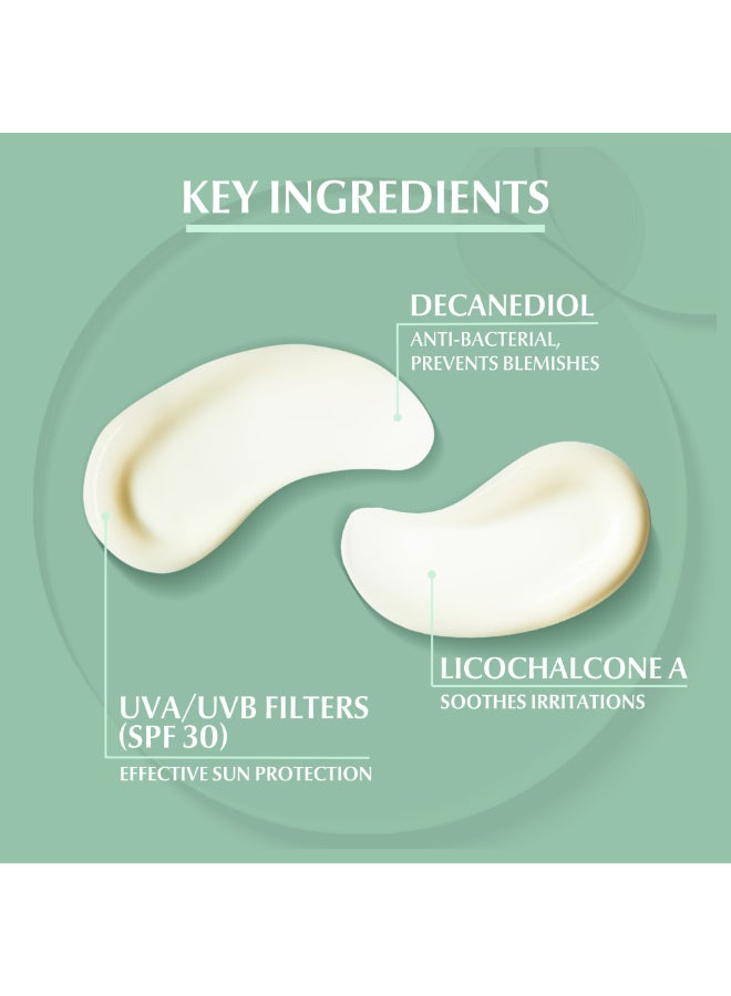 Eucerin DermoPurifyer Oil Control Protective Face Fluid for Post-Acne Marks Protection  SPF 30 50ml - Image 4