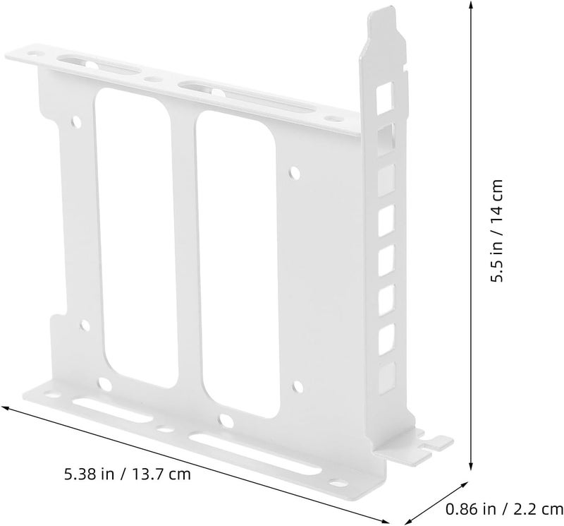 STAHAD Metal Hard Drive Tray for Pci Slot Rear Panel Sturdy Metal Mounting Bracket Compatible with Mechanical and Solid State Drives Easy Installation for PC Case Storage - Image 2