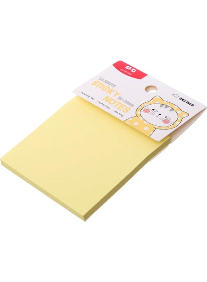 M&G Sticky Notes, Bright Note-Taking, 76x76mm, 50 Sheets, Strong Adhesive - Image 3