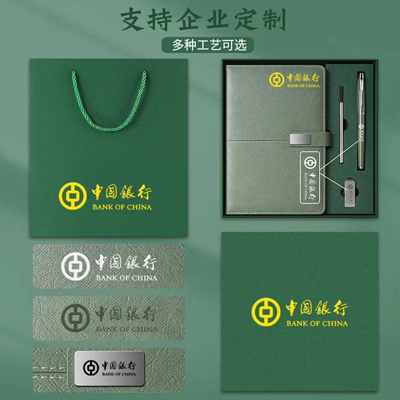 A5 Notebook Business Gift Box Set High-End Office Notepad Corporate Annual Meeting Gift Logo - Image 2
