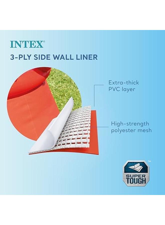 INTEX 26100Eh Happy Crab Easy Set Ground Pool Red - Image 4