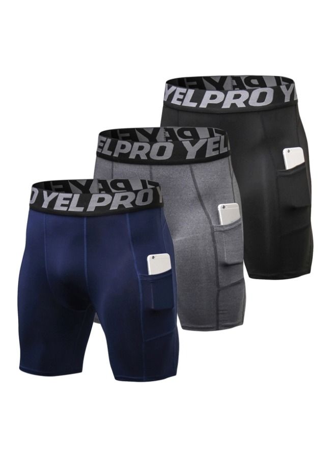 Generic 3-Piece Compression Underwear Shorts  - Image 1