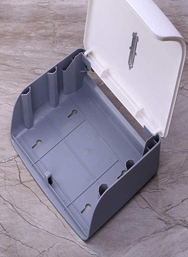 Elexa Hardware Tissue Paper Dispenser Wall Mounted Paper Tissue Box Holder for Bathroom, Kitchen - Image 4