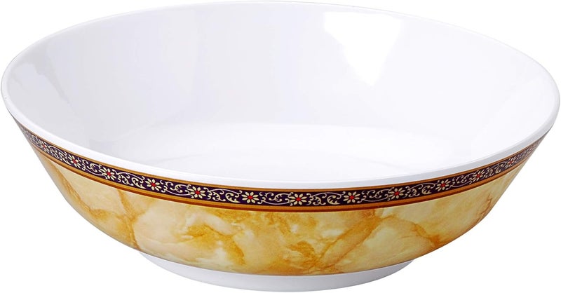 DINEWELL MELAMINE HOTENSIA SERVING BOWL, 21 CM, WHITE, DWC2081HO, 1 PC
