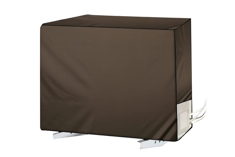 Da Anushi Polyester Split Ac Cover Outdoor Unit For 1.5 Ton Capacity Ac,All Weather Cover/Dustproof/Water Resistant (Grey,Brown) - Image 3