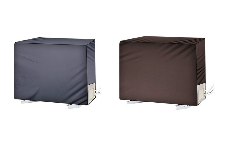 Da Anushi Polyester Split Ac Cover Outdoor Unit For 1.5 Ton Capacity Ac,All Weather Cover/Dustproof/Water Resistant (Grey,Brown) - Image 1