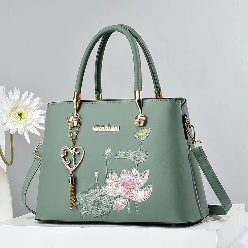 And Retail Trade Women'S Bag Large Capacity Women'S Handbag National Style Shoulder Bag All-Match Crossbody Mother Bag - Image 2