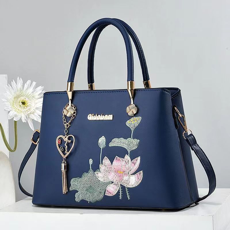 And Retail Trade Women'S Bag Large Capacity Women'S Handbag National Style Shoulder Bag All-Match Crossbody Mother Bag - Image 4
