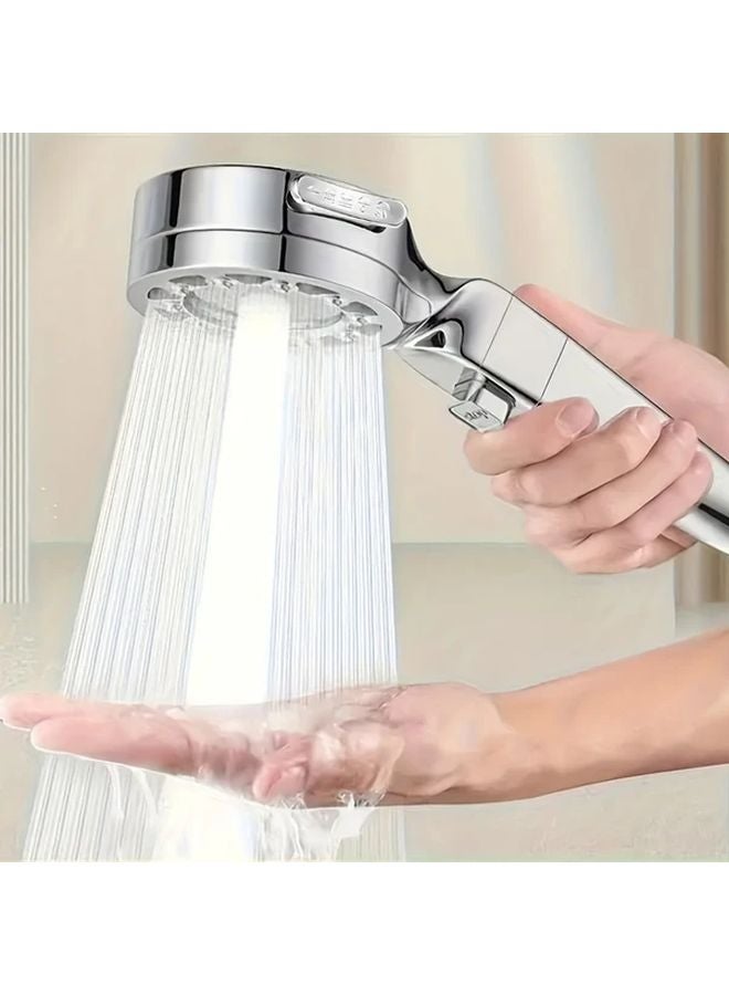 3 قطع رأس دش عالي الضغط مجموعة حائطية محمولة أمطار مع حامل أمريكي وخرطوم - Image 4