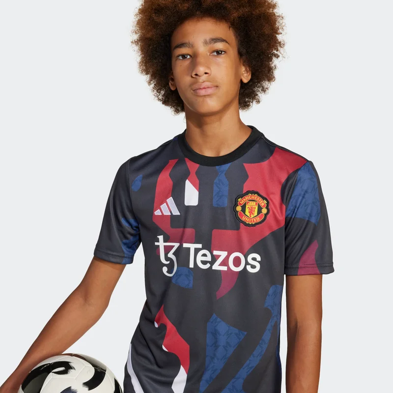 اديداس MANCHESTER UNITED 2024/2025 PRE MATCH JERSEY KIDS