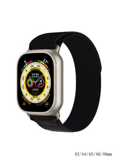 Generic Apple Overwatch Ultra Apple Watch iwatch S8 S9 Wild Diameter Nylon Loopback Band  - Image 1