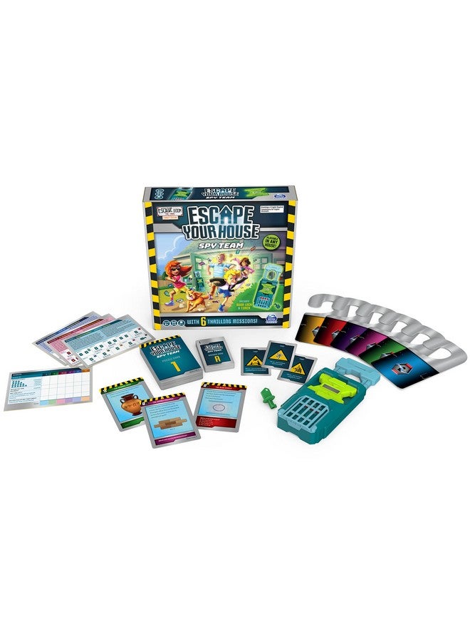 Spin Master Games Escape Room The Game, Escape Your House: Spy Team Fun Strategy Family Board Game, for Kids Aged 8 and up - Image 4