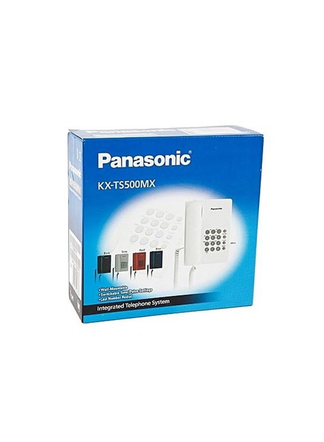 Panasonic Corded Landline Telephone KX-TS500MX – Clear Sound, Practical Design, Ideal for Home & Office - Image 2