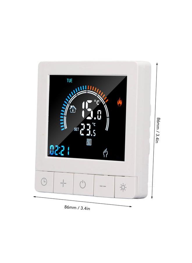 Thoraya Smart Thermostat Programmable LCD Precise Control Smart Water Heating Thermostat For Home Office Mall AC90V‑240V WiFi Model  - Image 5