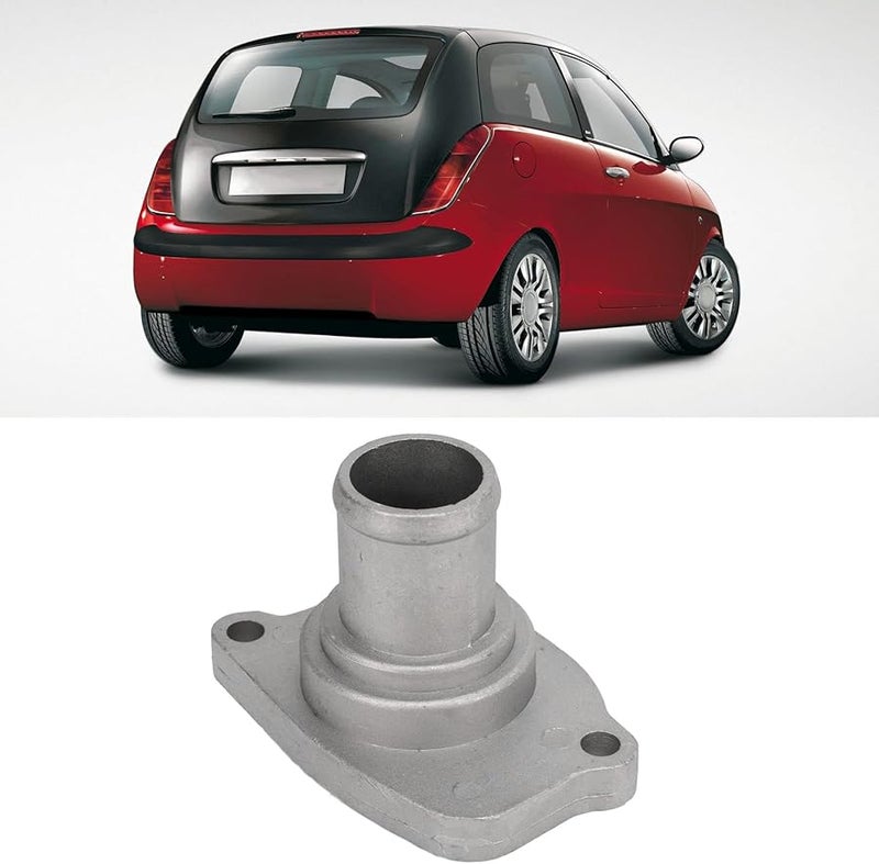 أنبوب مخرج سائل تبريد معدني مع حشية لسيارات فيات برافا برافو تشينكو تشينتو OE 7589135 46523118 - Image 4