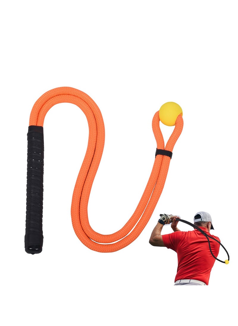 Generic Golf Swing Rope Trainer Golf Swing Training Aid  Golf Speed Practice Equipment Correct Posture Maximize Speed & Power  - Image 1