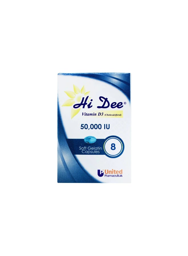 HI DEE 50000 IU CAP 8S