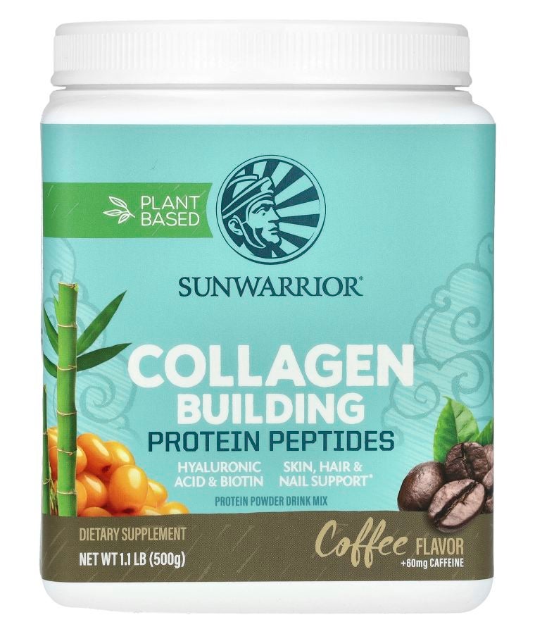 Sunwarrior Collagen Building Protein Peptides Coffee 1.1 lb (500 g)