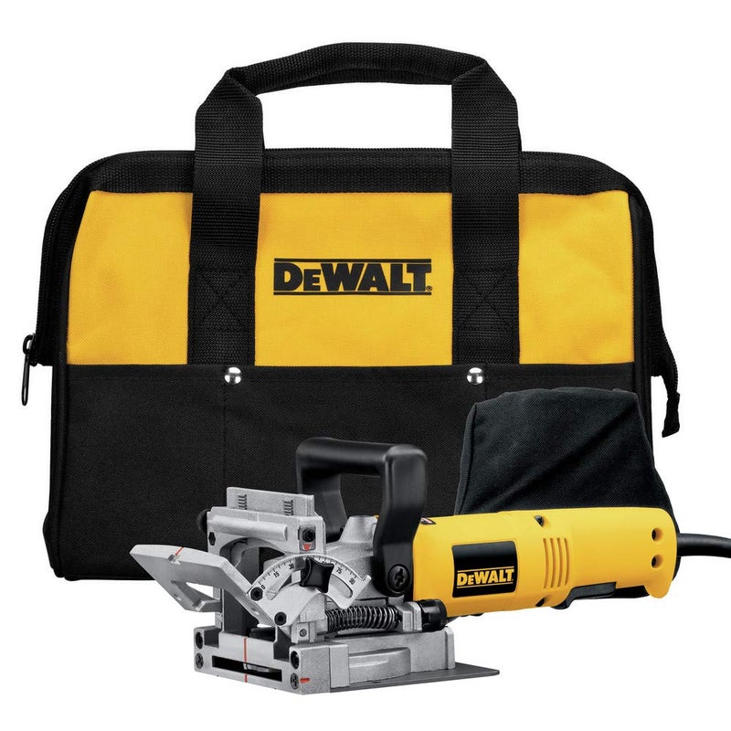 DEWALT Biscuit Joiner, 6.5 Amp, 10,000 RPM, Retractable 45 Degree Notch, For Depth Spots (DW682K) - Image 1