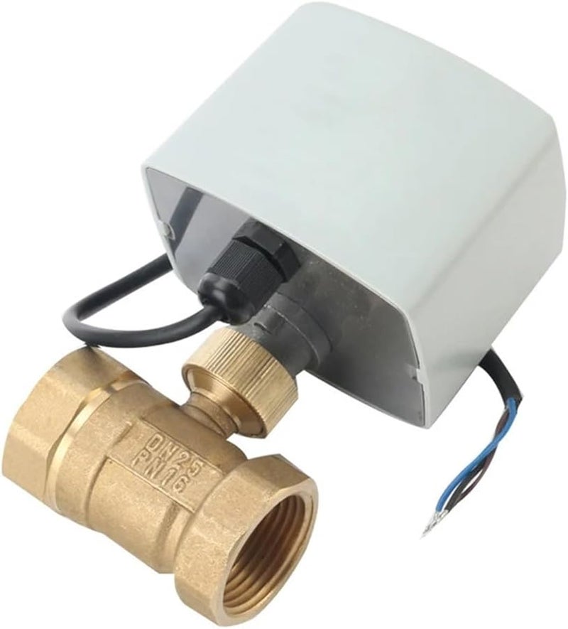 1 Inch Brass Electric Ball Valve 24V AC DC Motorized Big Torque 3 Wire 2 Control - Image 4