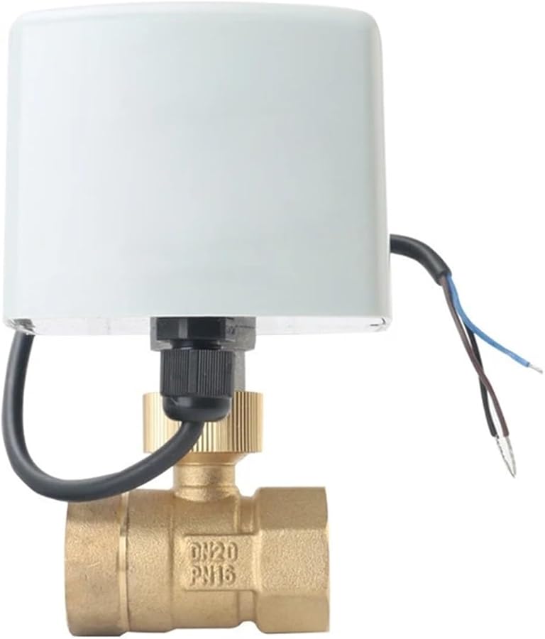 1 Inch Brass Electric Ball Valve 24V AC DC Motorized Big Torque 3 Wire 2 Control - Image 2