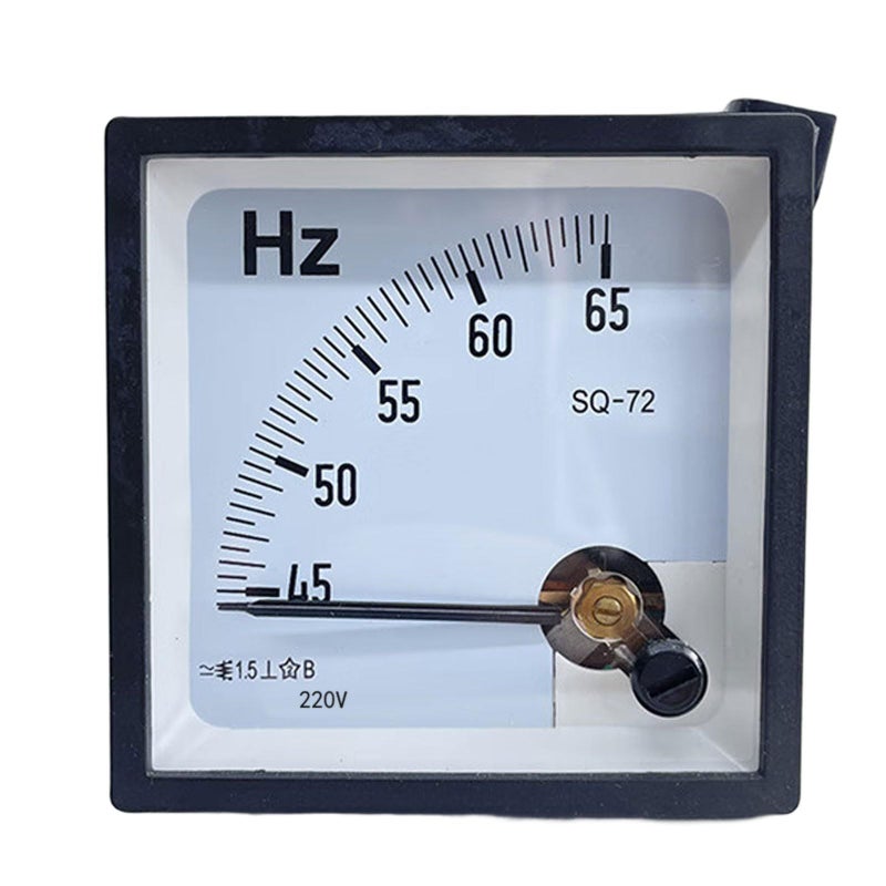 مقياس تردد الطاقة 45-65Hz 100V 220V جهاز مراقبة مضغوط للتثبيت على اللوحة - Image 2