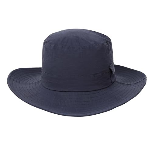 FabSeasons Waterproof Bucket Hat for Men & Women – Wide Brim UV Protection Outdoor Sun & Rain Hat, Adjustable Fit, Lightweight Travel, Hiking, Fishing, Monsoon Hat (Black, 58cm) - Image 3
