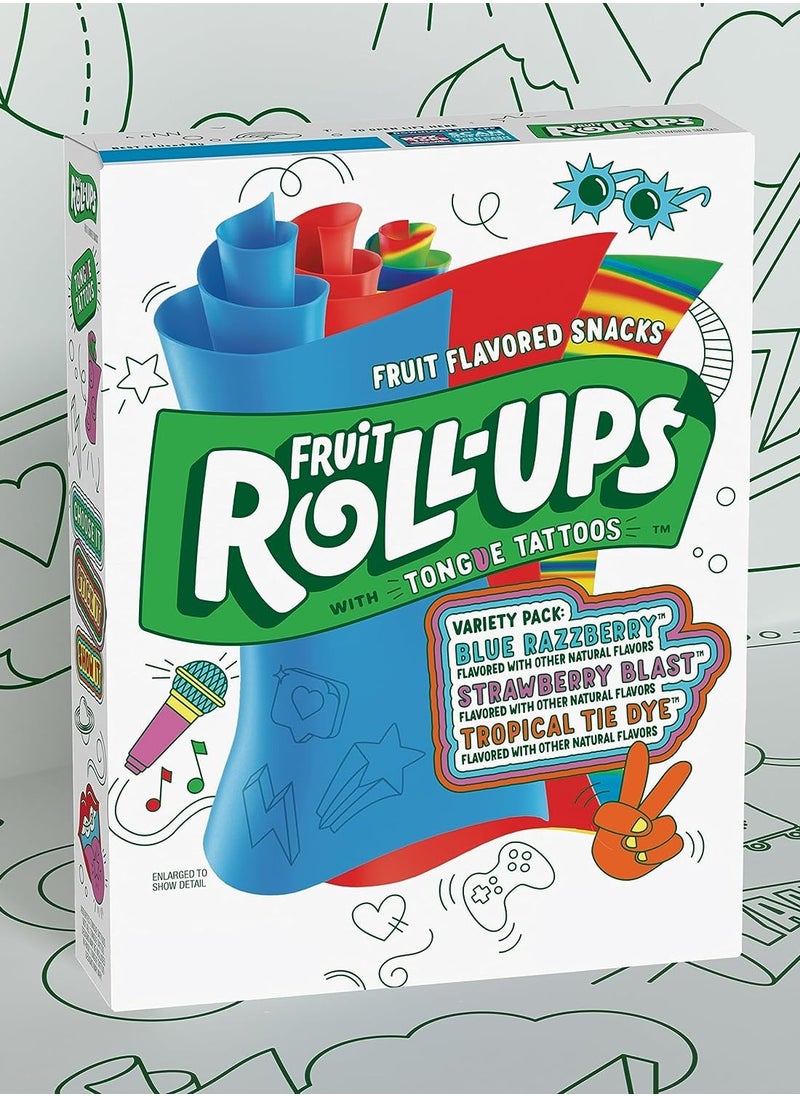 FRUIT ROLL-UPS - Fruit Roll-Ups Fruit Flavored Snacks(Pack Of 10) - Image 1