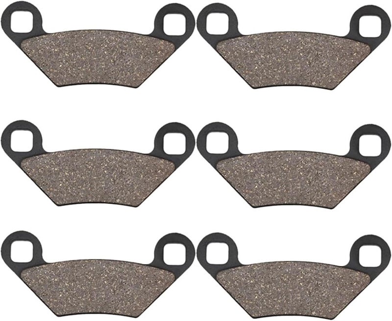 QASULER Motorcycle Brake Pads for Polaris Sportsman 500 - Image 2