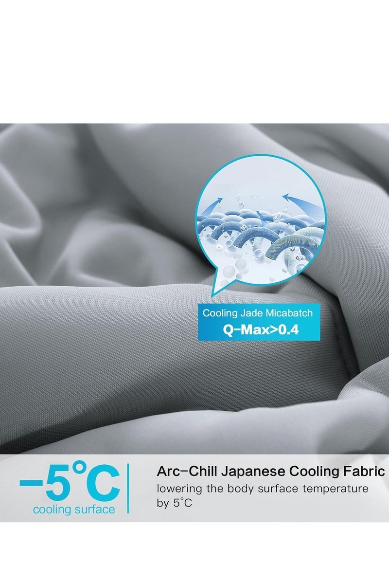 BABONA Extra-Large Microfiber Soft Quilt, Ice-Cool Fabric That Feels Gentle on the Skin, Double-Sided Cooling Design, Soft and Fluffy, Suitable for Nighttime Sweating and Hot Sleep, Ideal for Hotel Use (Gray, Large 230cm X 230cm) - Image 3