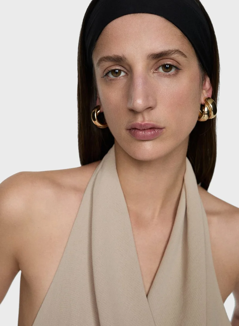 MANGO Fabiola Hoop Earrings