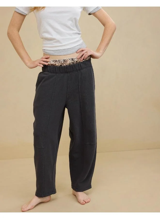 آري من امريكان ايجل بنطلون رياضي Aerie Seams Right Barrel Leg