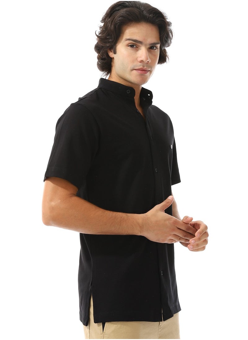 WHITE RABBIT - Mandarin Trendy Shirt - Image 1