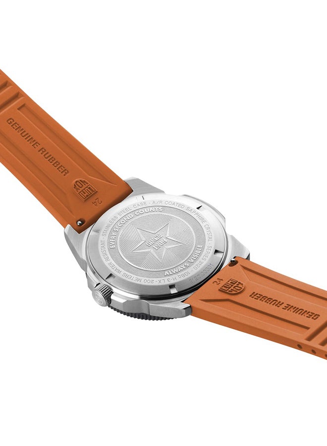 Luminox Unisex Analog Round Shape Rubber Wrist Watch XS.3129 - 44 Mm  - Image 4