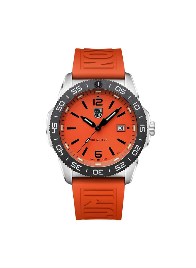 Unisex Analog Round Shape Rubber Wrist Watch XS.3129 - 44 Mm