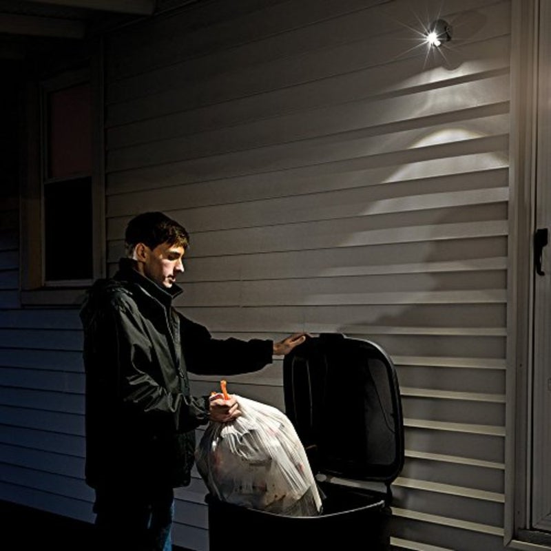 MB302 Wireless LED Mini Spotlight with Motion Sensor and Photocell, 80-Lumens, White, 2-Pack - Image 2