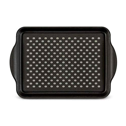 Freelance Anti Slip Serving Tray - 40.2 x 27 cm - Black - Non-Slip Rubber Surface, Break-Resistant - Versatile Anti Skid PP Plastic Kitchen & Dining/Coffee Table Trays for Breakfast/Food/Tea - Image 2