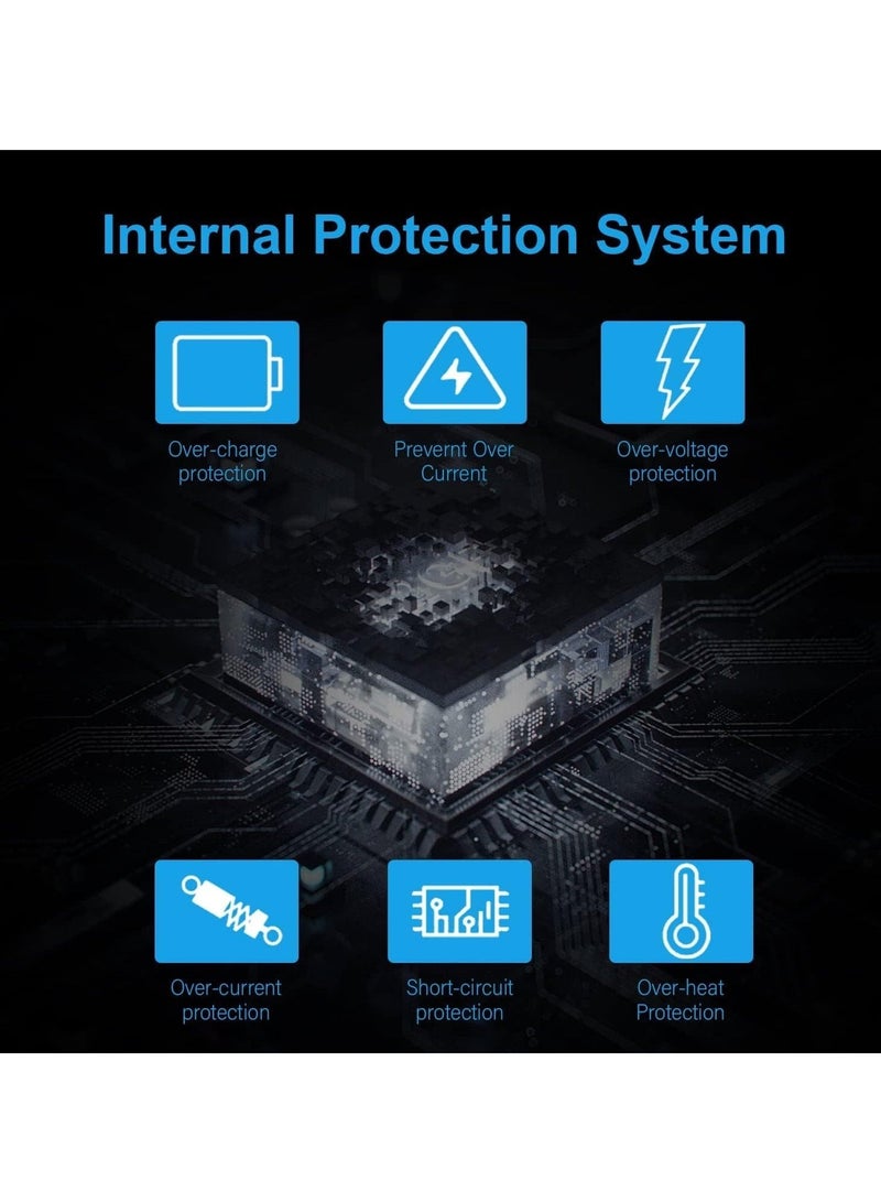 Captaintech LP-E6 Dummy Battery Decoded, LP-E6 Battery Replacement with Type-C Spring Power Adapter Cable for Canon EOS R R5 R6 5DS 5DSR 90D 80D 70D 60D 5D Mark II III IV 6D Mark II 7D Mark II Cameras - Image 5