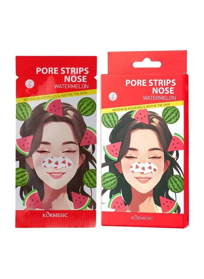 Kormesic Watermelon Nose Mask 6 Sheets/Box - Hydrate & Refresh Skin  - Image 1