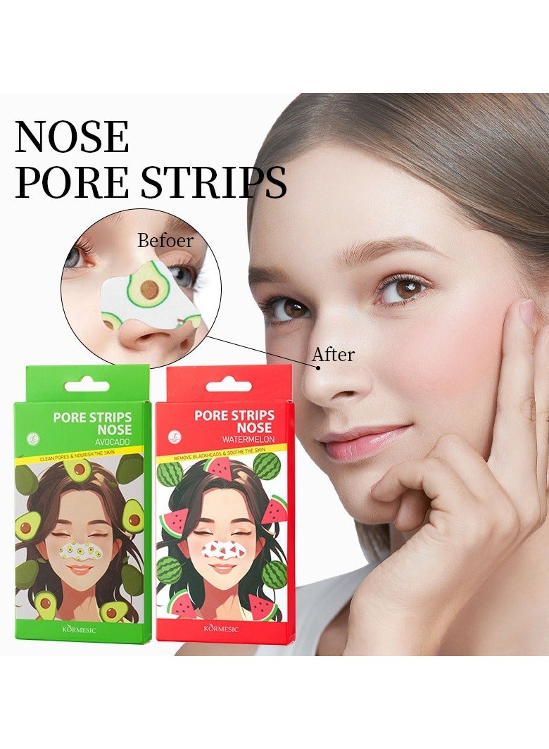 Kormesic Watermelon Nose Mask 6 Sheets/Box - Hydrate & Refresh Skin  - Image 3