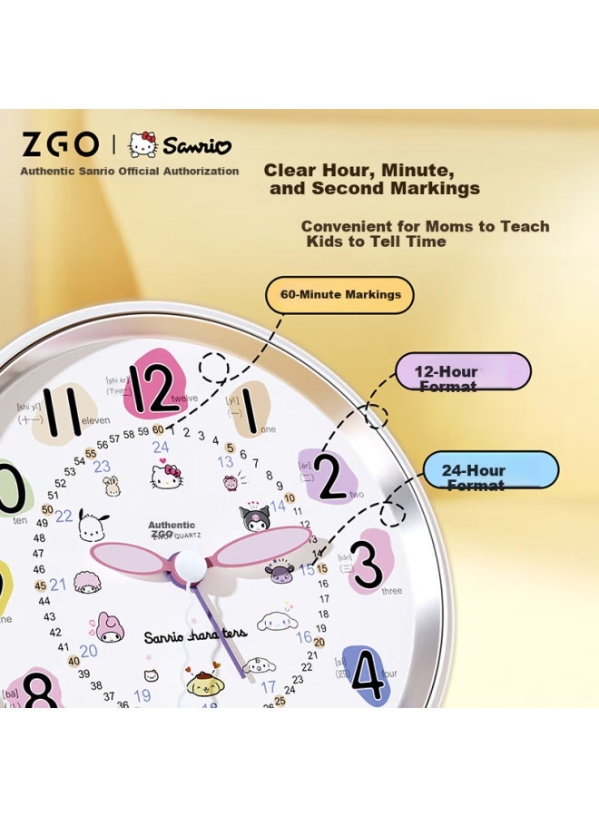 ZGO Zgo (zgo) Sanrio Alarm Clock Children's Early Education Learning Special Boys And Girls Wake-up Artifact With Loud Alarm Bedside Clock Pendulum 098 - Image 3