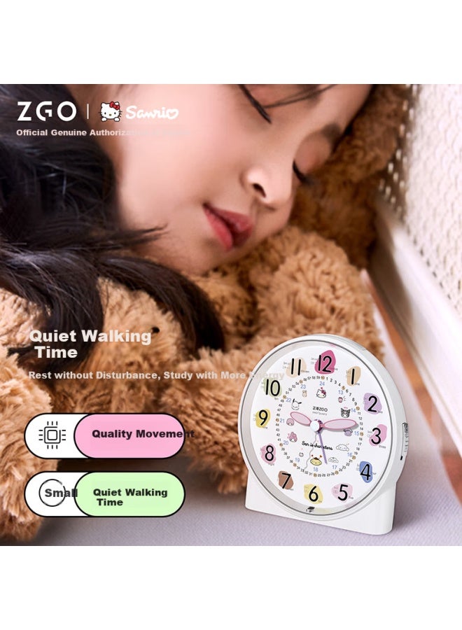 ZGO Zgo (zgo) Sanrio Alarm Clock Children's Early Education Learning Special Boys And Girls Wake-up Artifact With Loud Alarm Bedside Clock Pendulum 098 - Image 4