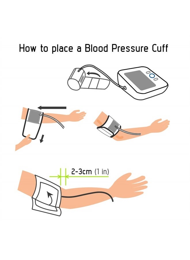 paramed - Blood Pressure Monitor - Bp Machine - Automatic Upper Arm Blood Pressure Cuff 8.7-16.5 inches - Large LCD Display 120 Sets Memory - Device Bag & Batteries Included - Image 1