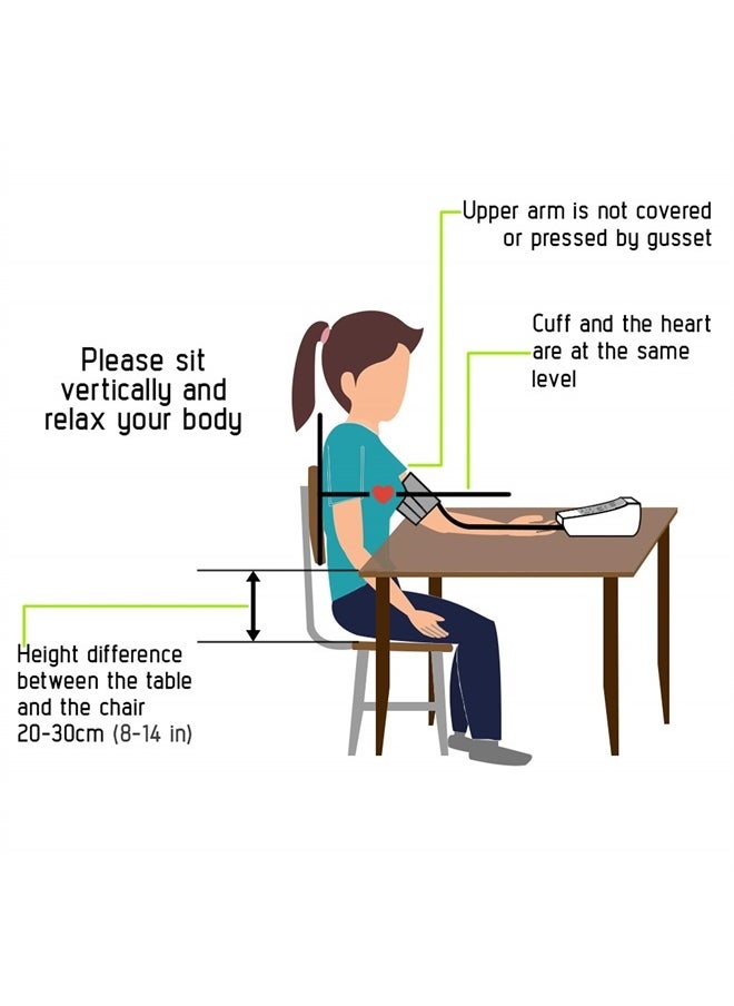 paramed - Blood Pressure Monitor - Bp Machine - Automatic Upper Arm Blood Pressure Cuff 8.7-16.5 inches - Large LCD Display 120 Sets Memory - Device Bag & Batteries Included - Image 1