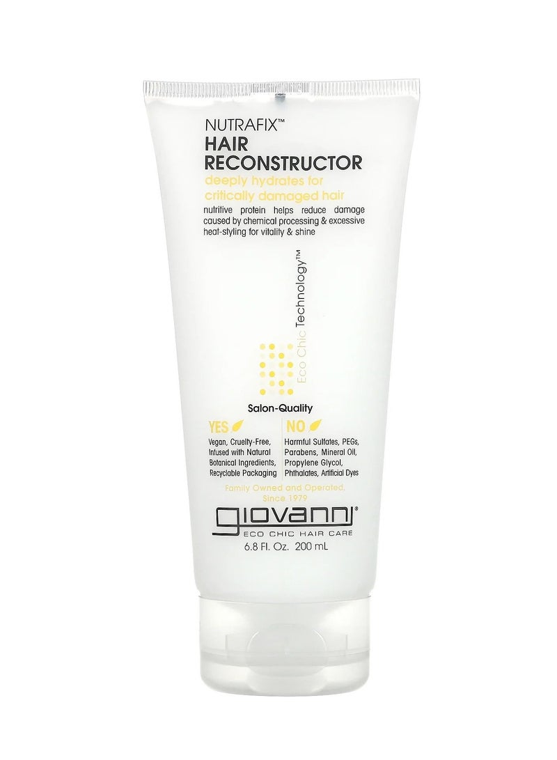 جيوفاني 2 شيك Nutrafix Hair Reconstructor للشعر التالف بشدة 6.8 أونصة سائلة 200 مل