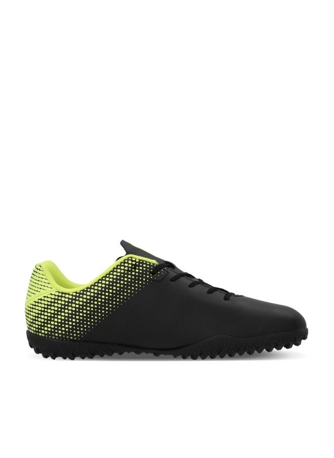 Demix Goal Men's Football Shoes – Black-Green Turf Outsole for Artificial & Hard Surfaces, Durable Synthetic Upper, Stylish and Comfortable Play - Image 1