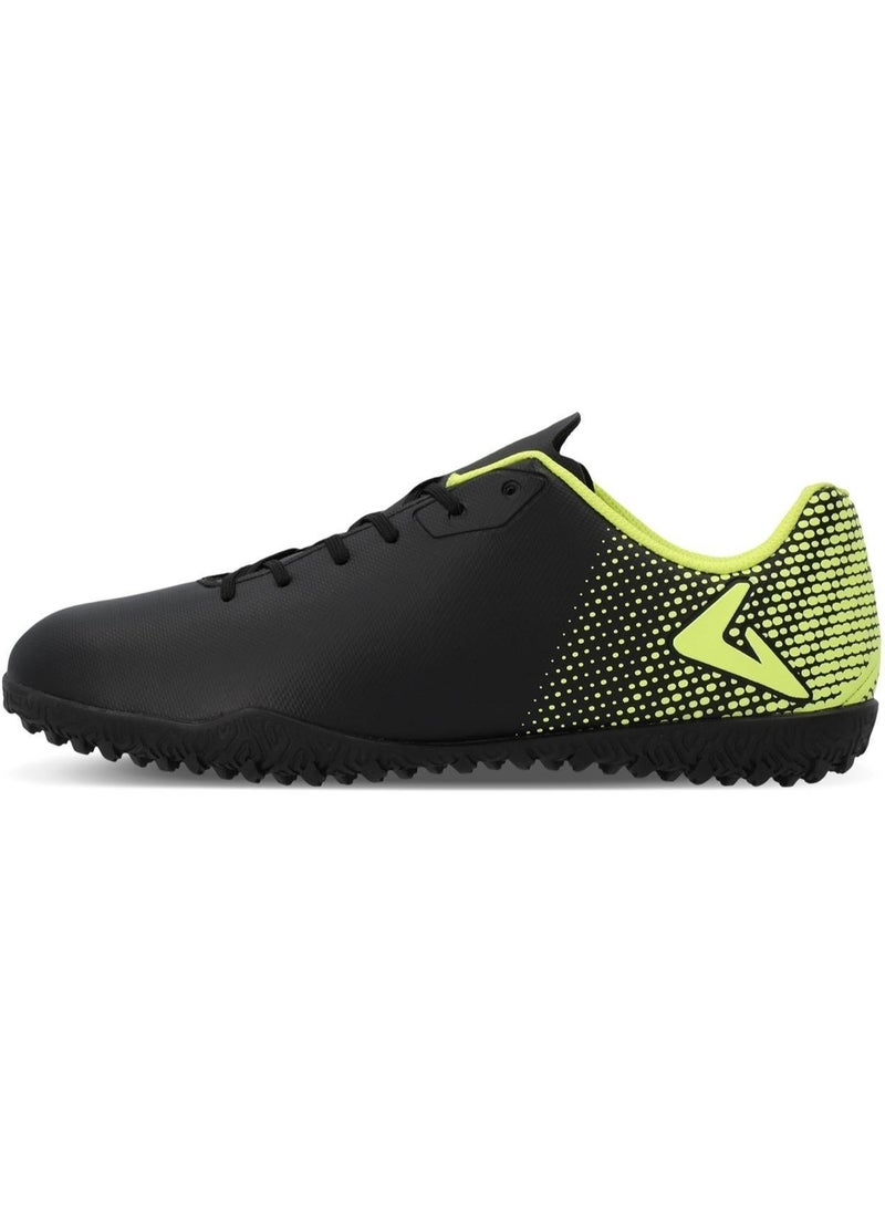 Demix Goal Men's Football Shoes – Black-Green Turf Outsole for Artificial & Hard Surfaces, Durable Synthetic Upper, Stylish and Comfortable Play - Image 4