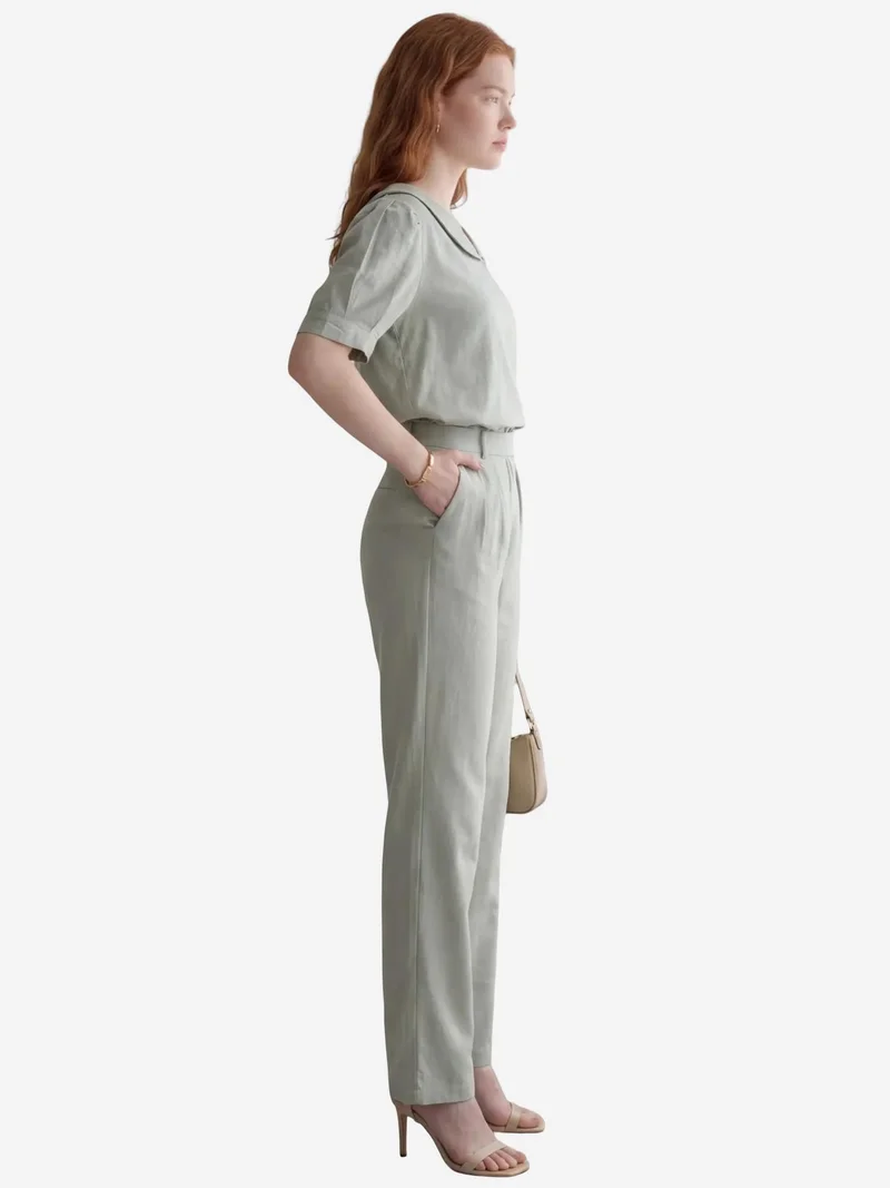 ماي فاشن MY FASHION Shawl Collar Buttoned Two-Piece Coord Set