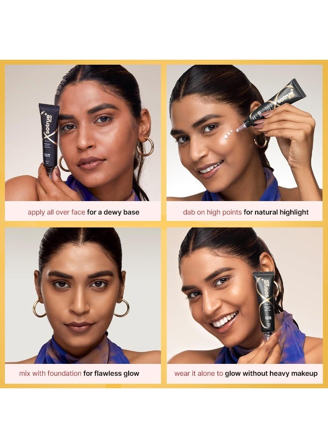 So True Sotrue Strobe Cream Gold for Face Radiance, Multipurpose Strobe Cream, Dewy Glazed Instant Glow, Highlighter For Face, Boosts Hydration 30g- For All Skin Types - Image 4