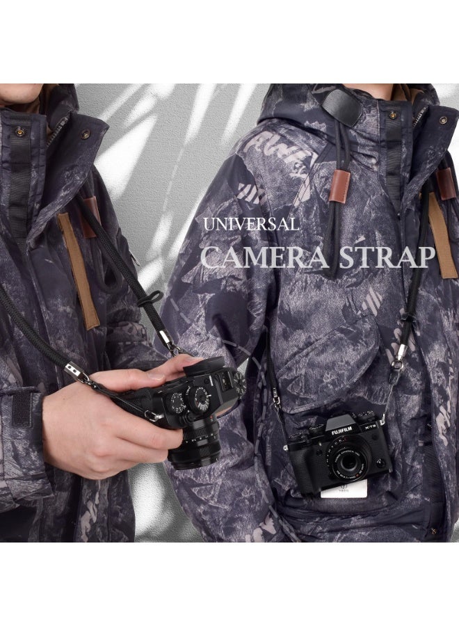 KISSUN Camera Strap,Neck Shoulder Strap for DSLR SLR Camera,Universal Camera Shoulder Strap for Fujifilm XS20 XT5 XH2S Nikon Zf Z8 Z30 Canon EOS R6 R7 R8 R10 R50 Sony A6700 A7C II A7IV A7R IV - Image 2